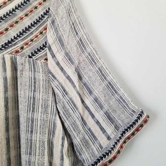 Bohme Boho Embroidered Peasant Blouse size XS - Picture 10 of 10